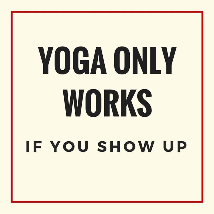 I like this Yep. It's wonderful reading and talking about yoga. But you gott...