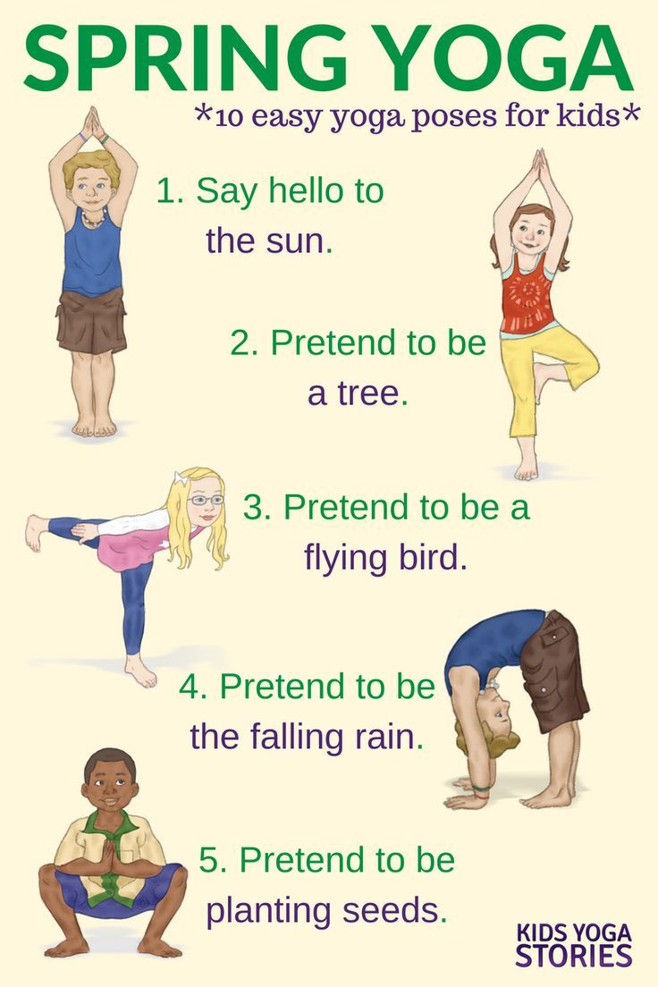 Yoga for Spring: celebrate spring with these ten easy yoga poses for kids | Kids...