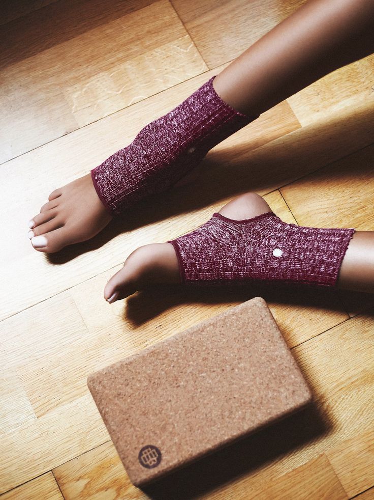 Dharma Yoga Sock | Perfect for shoeless activities, this toeless and heeless yog...