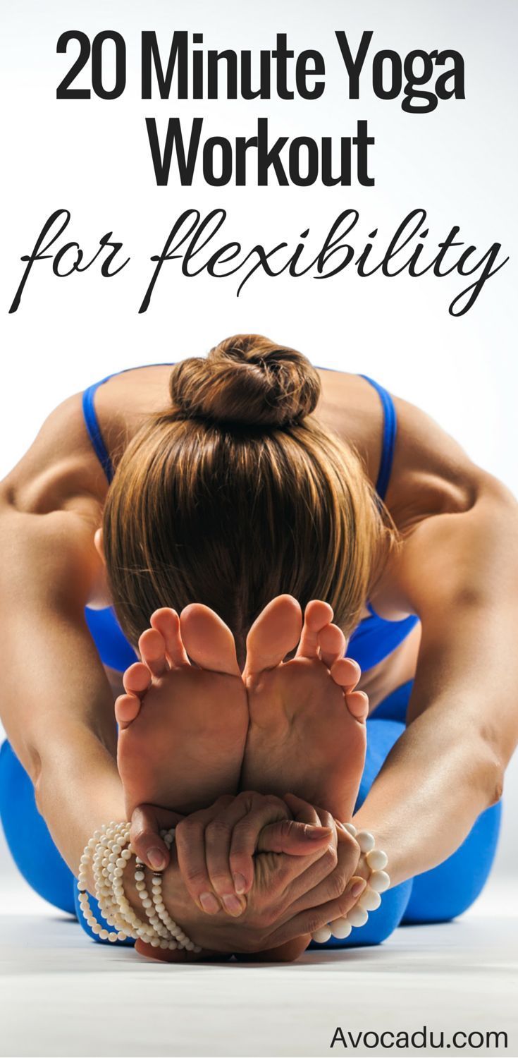 Get flexible fast and lose weight with this yoga workout for beginners! avocadu....