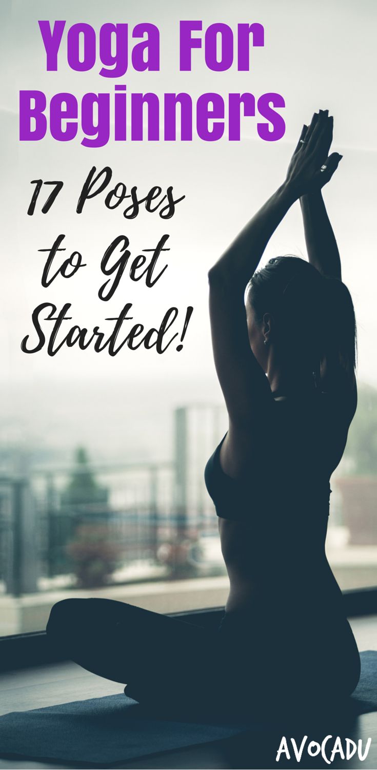Yoga for beginners! Helps with aches and pains, flexibility, and even weight los...