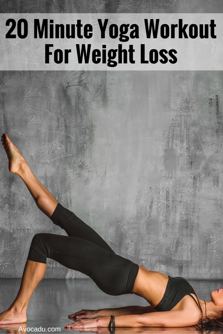 Love yoga and want to lose some weight? This 20 minute beginner yoga workout for...