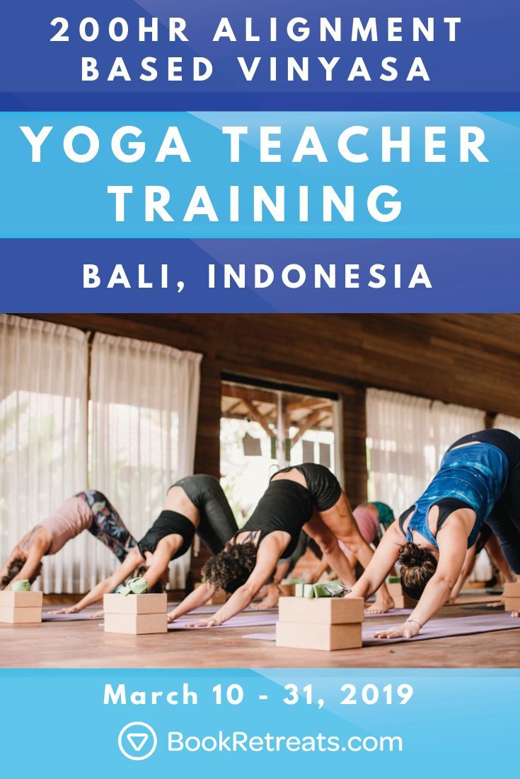 Become a 200-hour yoga teacher in Bali! This teacher training focuses on 3 areas...