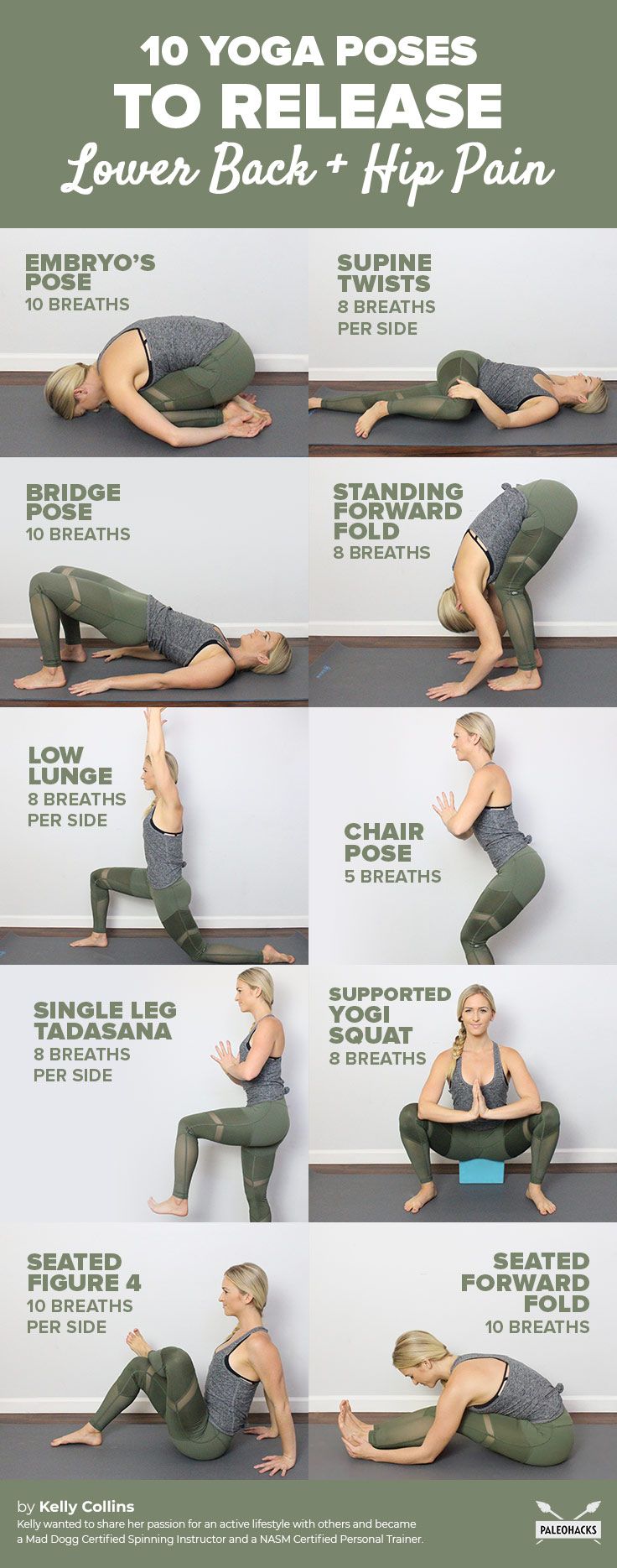 Lower back & hip poses