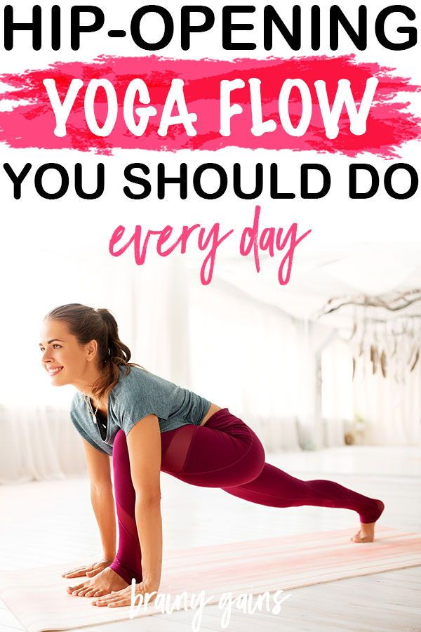 The Best Hip Opening Yoga Flow to Loosen Up Those Tight Hips - with as little as...
