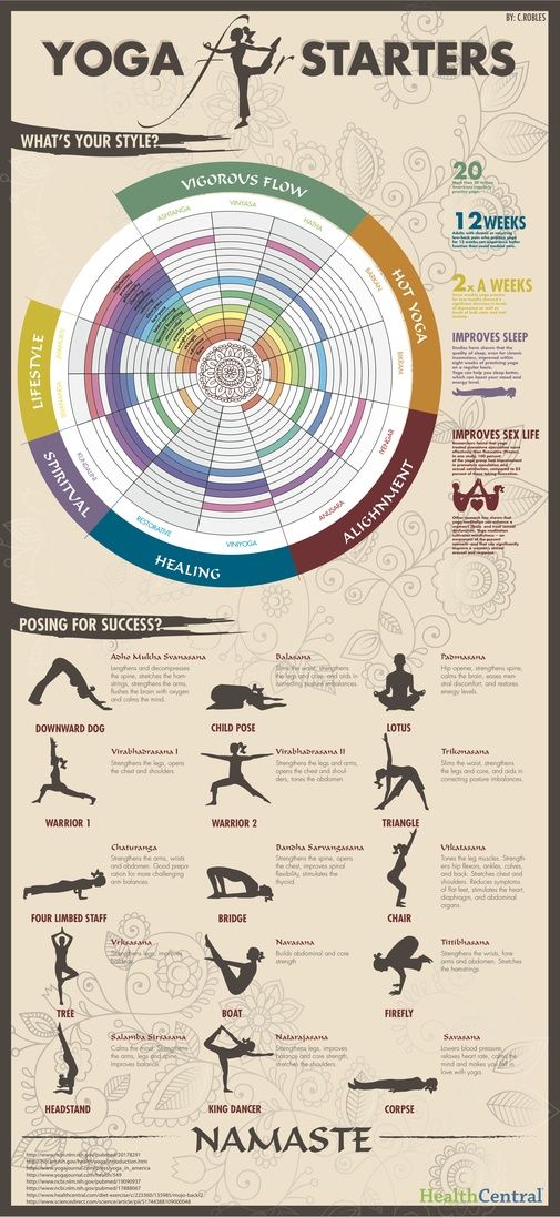Yoga for Starters Infographic