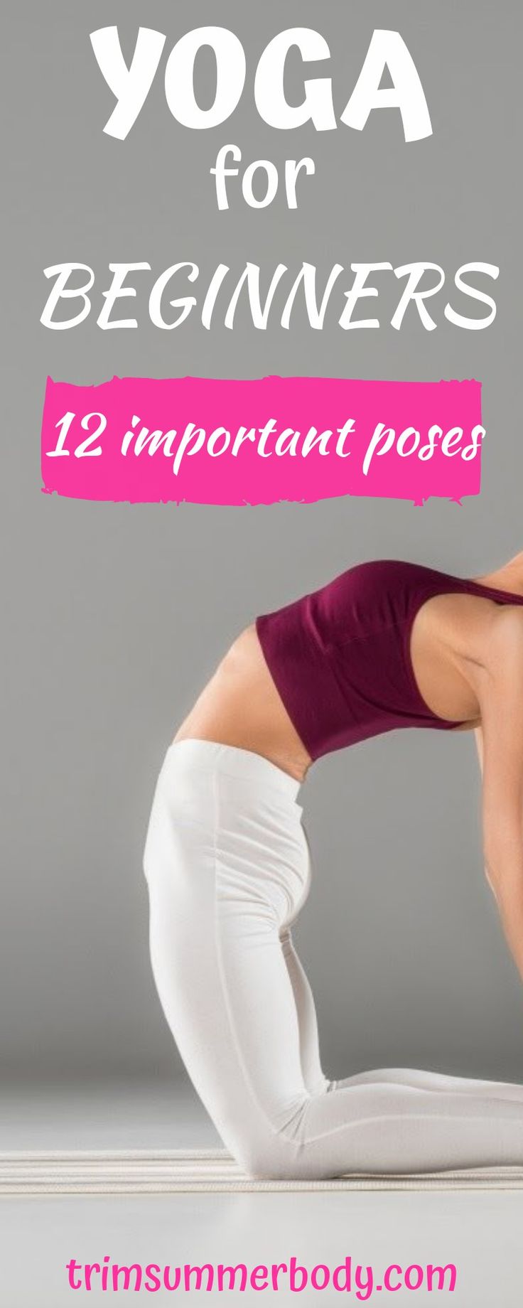 Yoga for beginners - 12 important poses.