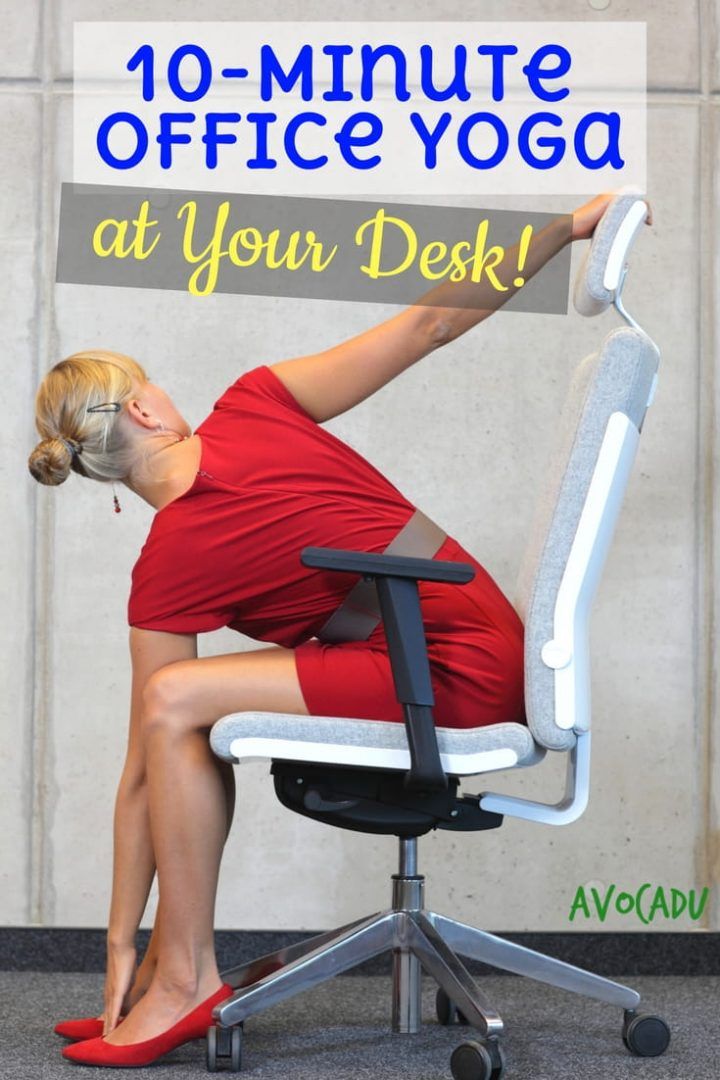 10-Minute Office Yoga at Your Desk