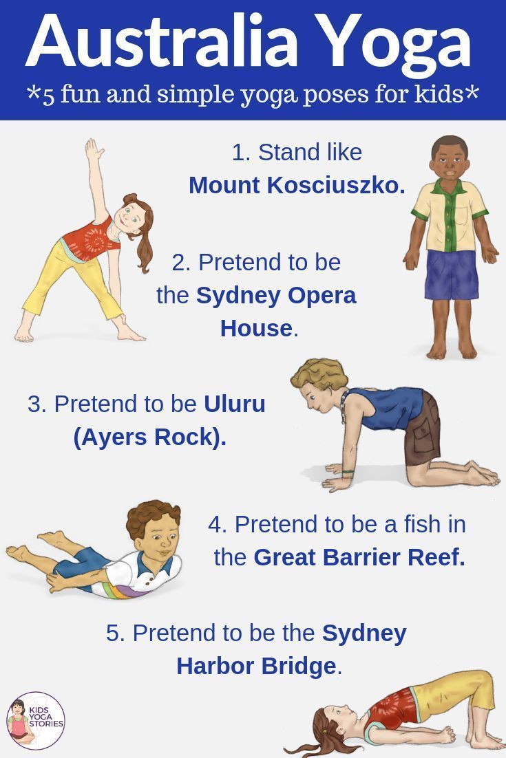 Australia for Kids: Learn about Australia through Yoga Poses for Kids