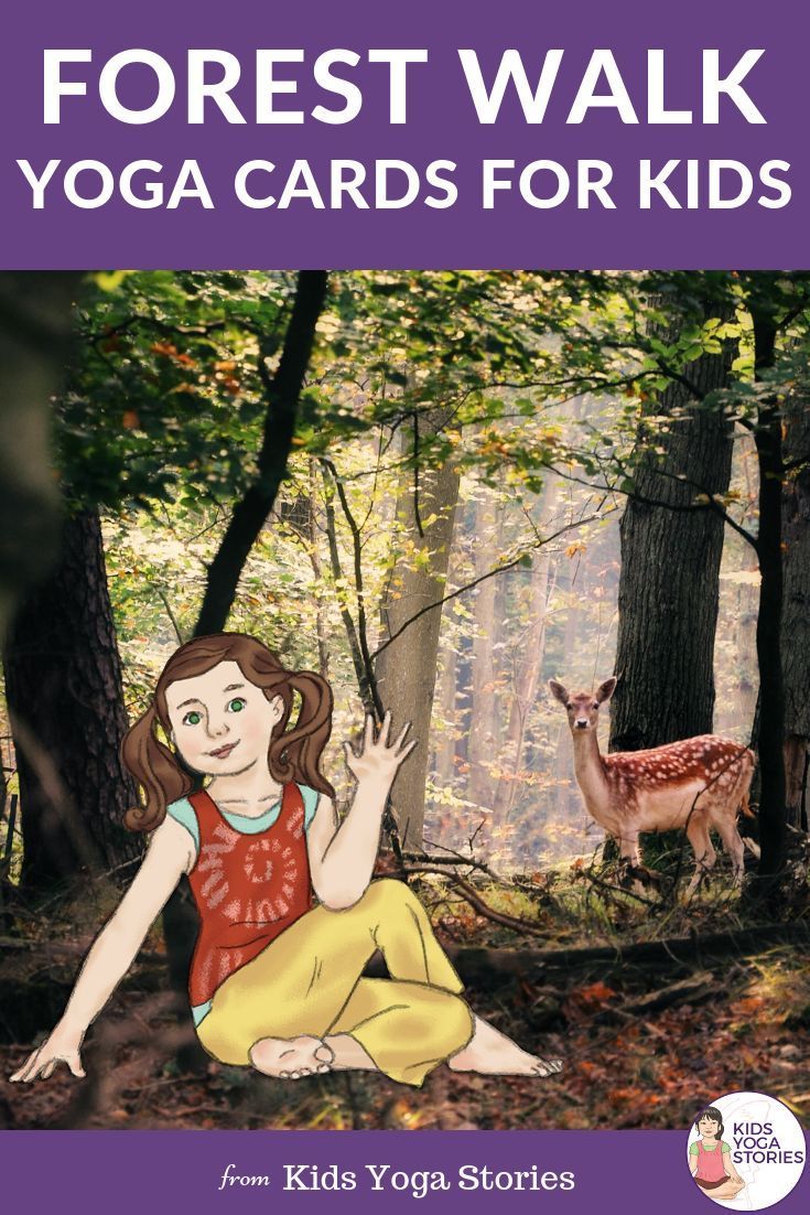 Forest Walk Yoga Cards for Kids
