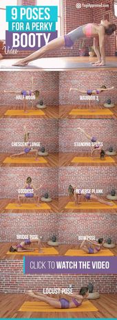 Want a Perky Booty? Do These 9 Yoga Poses For a Great Butt Workout (Video)