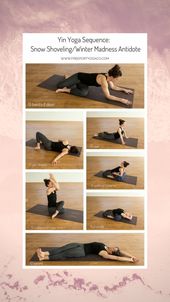 Yin yoga for shoulder and back