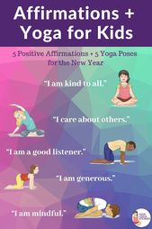 5 Positive Affirmations + 5 Yoga Poses for the New Year