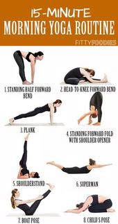 15 Minute Morning Yoga Routine To Wake You Up - FittyFoodies