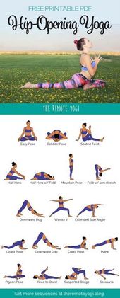 Hip Opening Yoga Flow Sequence PDF – Free Printable Download