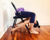 Ellen Huang Saltarelli on Instagram: “DETAIL + DEPTH | This next pose is Malasana with a chair. Its purpose in the sequence is to strengthen the arm to leg relationship. To…”