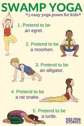 Swamp Yoga Poses for Kids