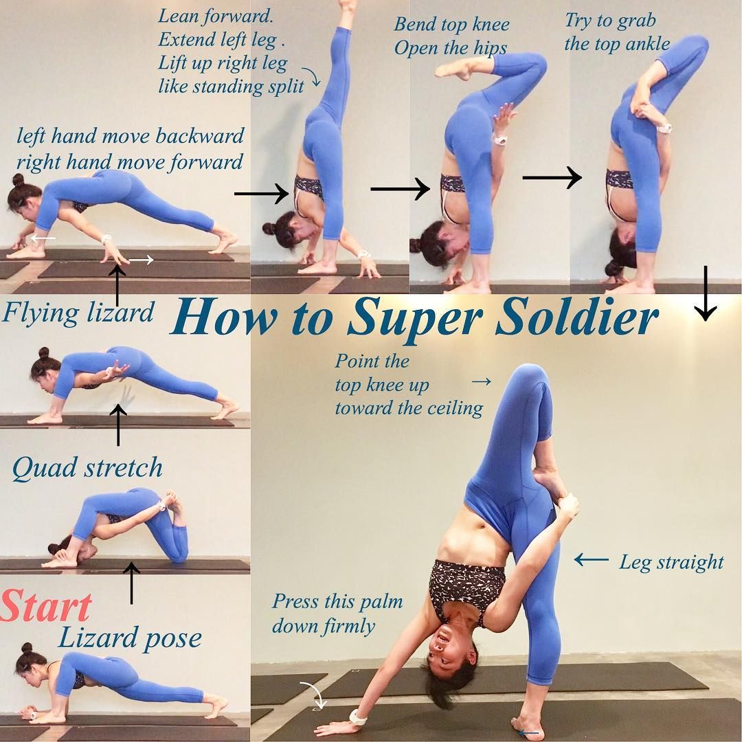 Janet Voo on Instagram: “Step by Step to #supersoldierpose . Good pose to try if standing is getting easier for you .#practiceandalliscoming #practicemakesperfect .…”
