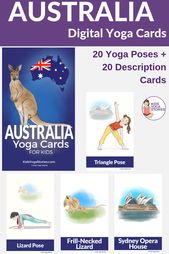 Australia Yoga Cards for Kids