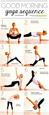 Easy Yoga Workout - Tasty Morning Yoga Sequence To Wake Up Your Body @ bookretre...