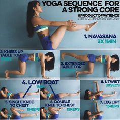 Erica Tenggara on Instagram: “YOGA SEQUENCE FOR A STRONG CORE: These moves are fairly simple but when done with precision they'll really make you feel the burn. You…”