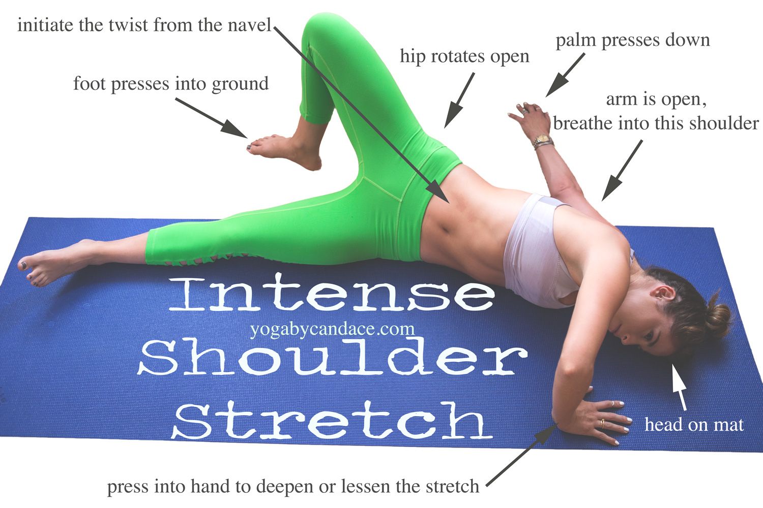 How to do Intense Shoulder Stretch — YOGABYCANDACE