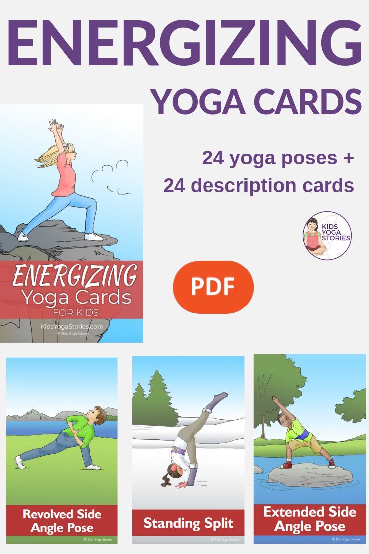 Energizing Yoga Cards for Kids