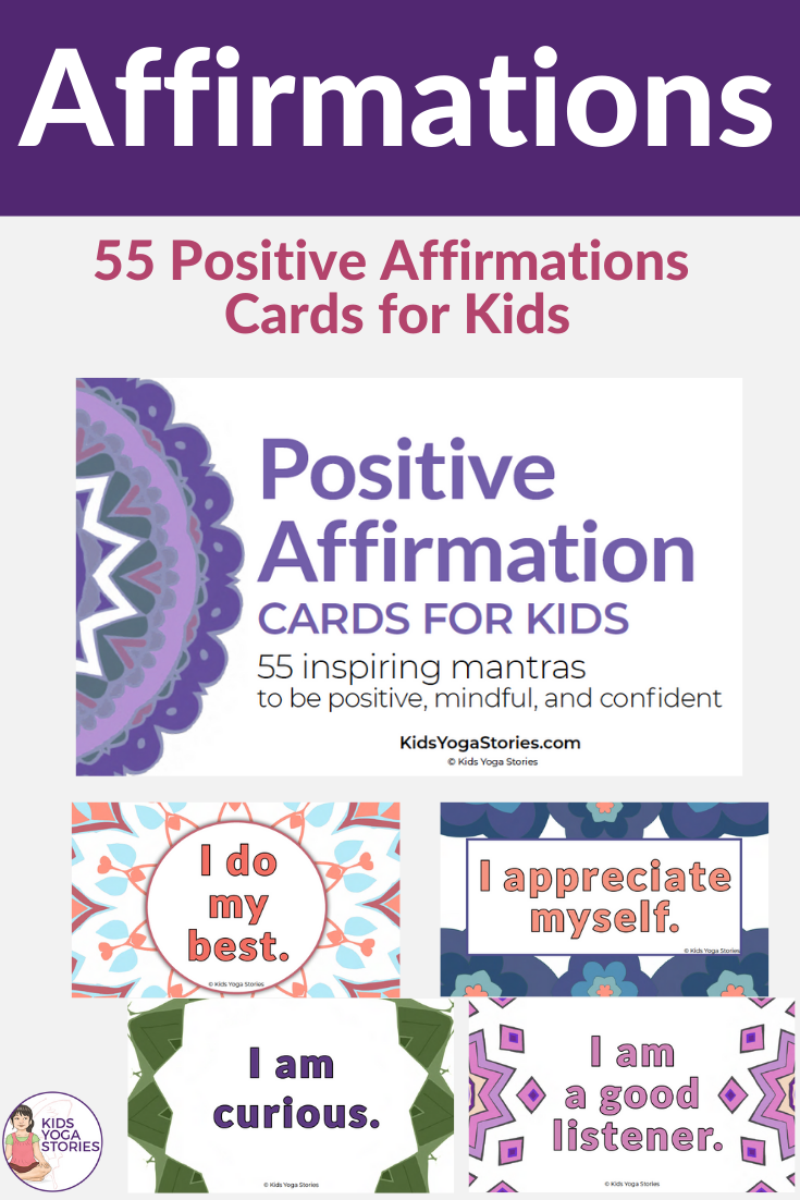 Positive Affirmations for Kids Cards
