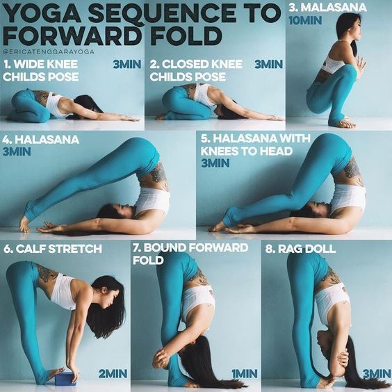 YOGA SEQUENCE TO FORWARD FOLD: 3 years ago I could not touch my toes, 3 years la...