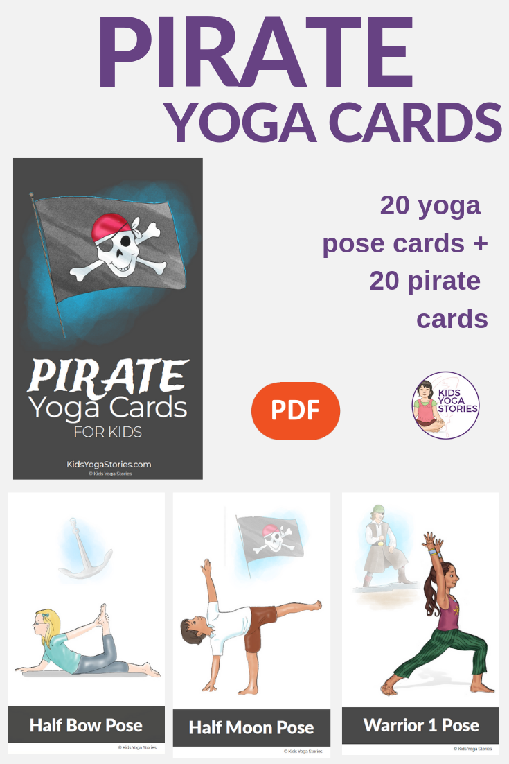 Pirate Yoga Cards for Kids