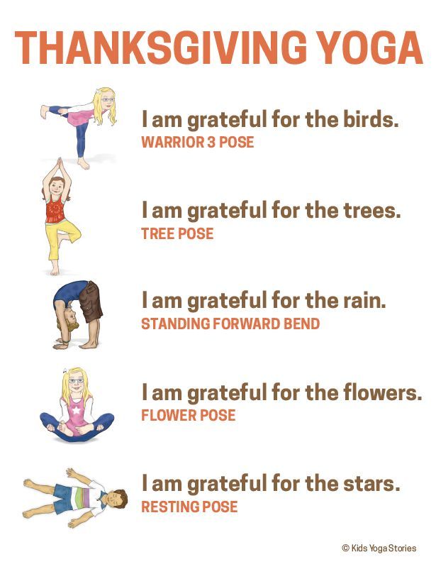 Thanksgiving Yoga Poster