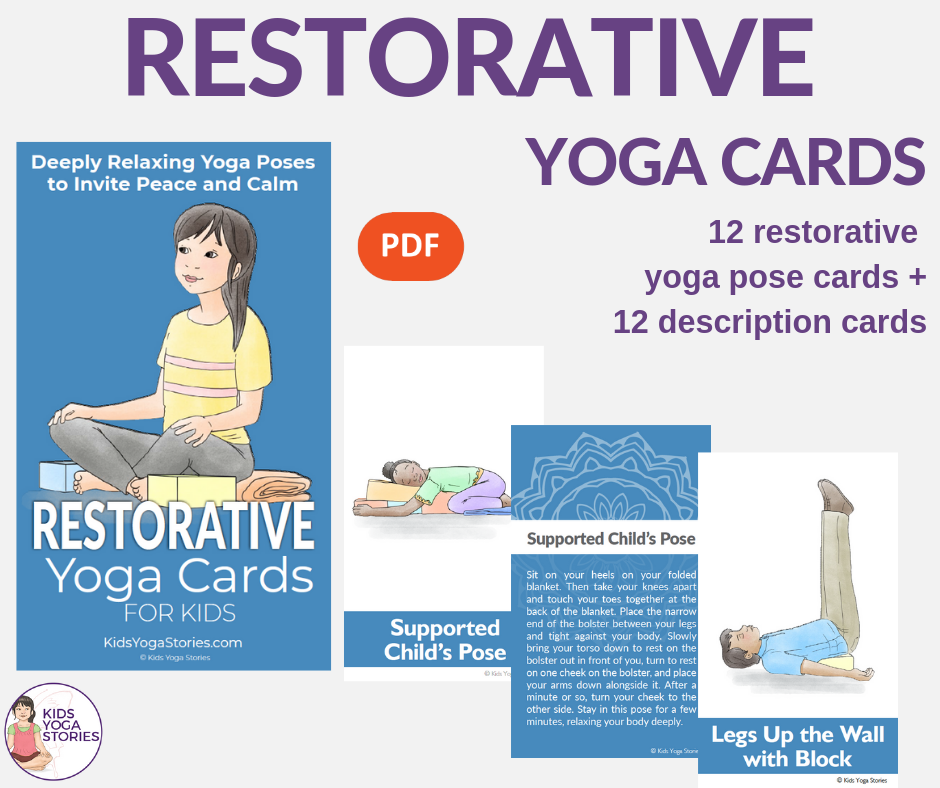 Restorative Yoga Cards for Kids