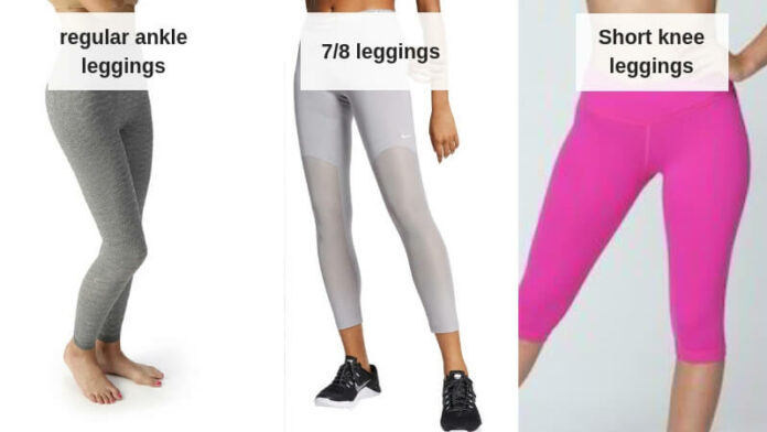 What are the different lengths in leggings?