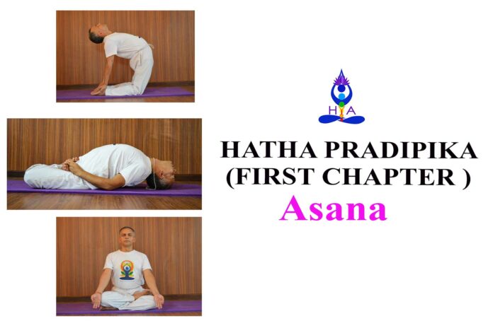 What are the four states in yoga according to Hatha Yoga Pradipika?