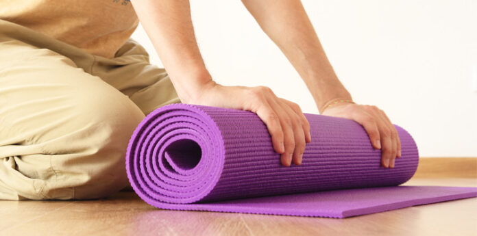 How do you clean a yoga mat naturally?