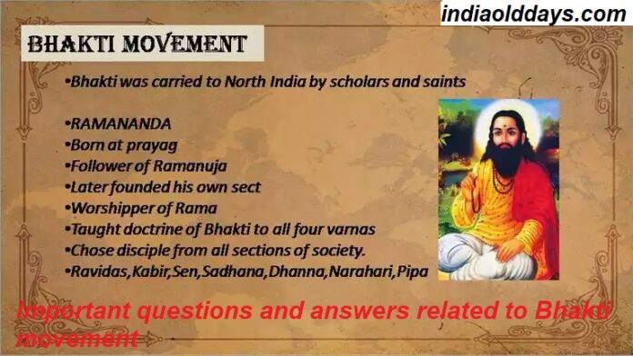 What is meant by Bhakti Class 6?