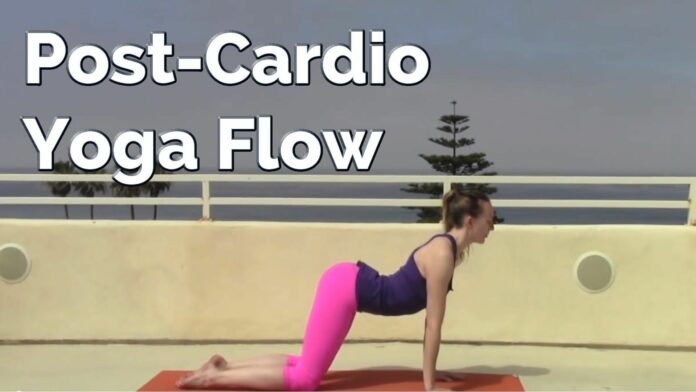 How do you combine cardio and yoga?