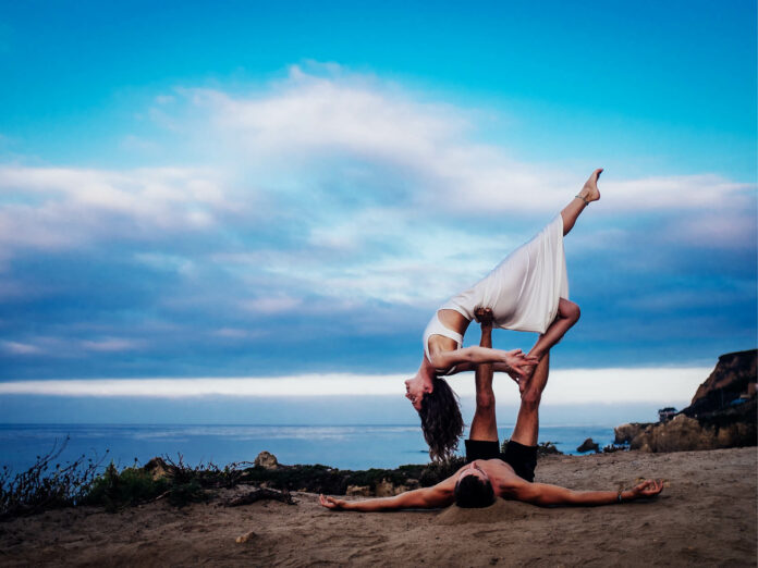 What are the three goals of AcroYoga?