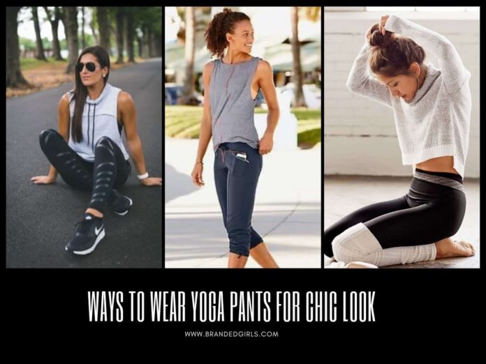 Who should not wear yoga pants?