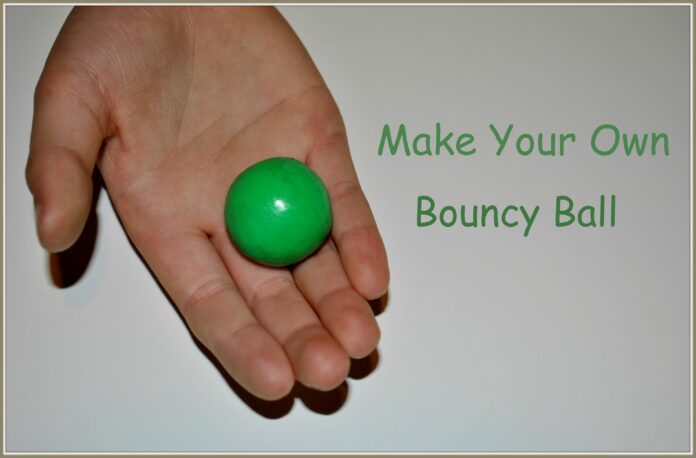 How do you put air in a bouncy ball?