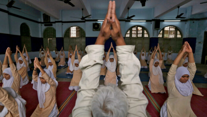 What religion is yoga from?