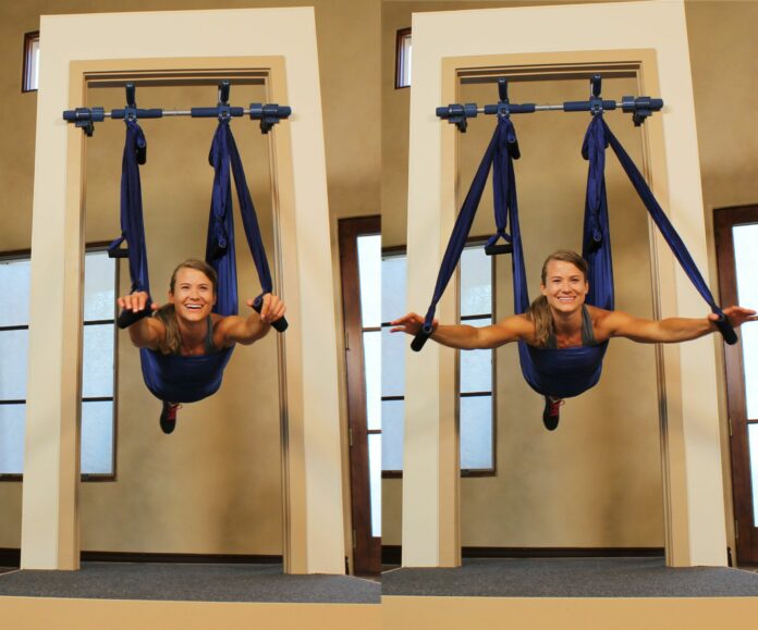 How do you hang yoga trapeze in your house?