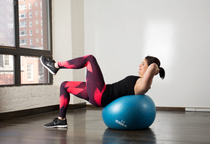 How do you use an exercise ball for beginners?