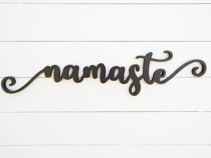 What means namaste in bed?