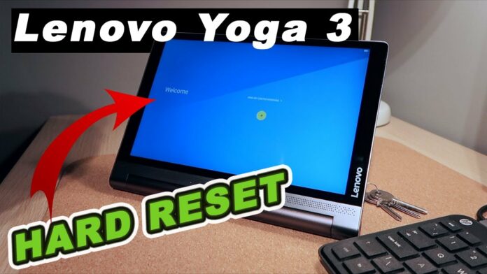 How do you reset a yoga?