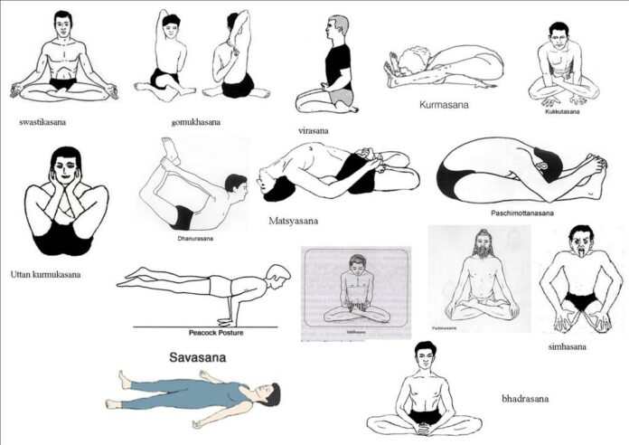 How many poses are there in a hatha class?