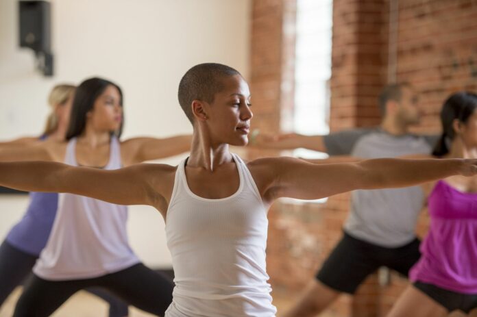 What should you not do in a yoga class?