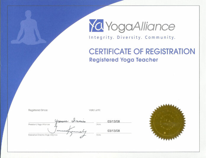 Is Yoga Alliance Recognised?