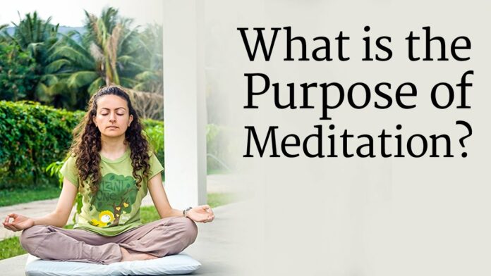 What is the actual meaning of meditation?