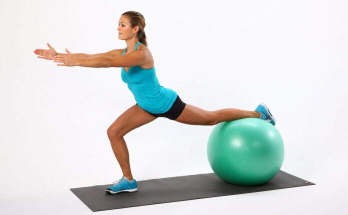 How do I know if my yoga ball is inflated enough?